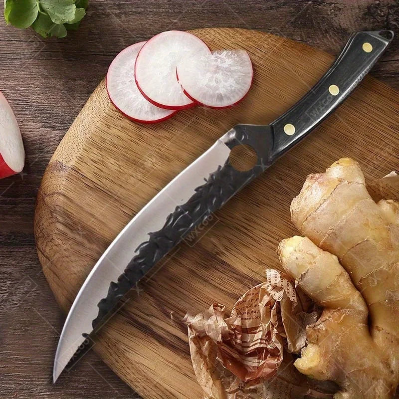 Ljustra High Carbon Steel Boning Knife Professional Cooking BBQ Knife