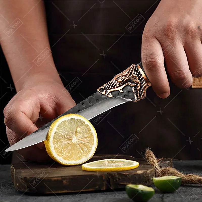 8PC Professional Kitchen Chef Knife Set Stainless Steel Cooking Cutting Tools