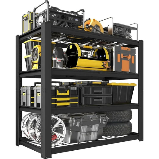 Heavy Duty Adjustable Garage Storage Shelves Industrial Metal Rack