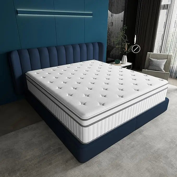 12 Inch Full Size Hybrid Mattress Gel Memory Foam Pocket Springs Medium Firm