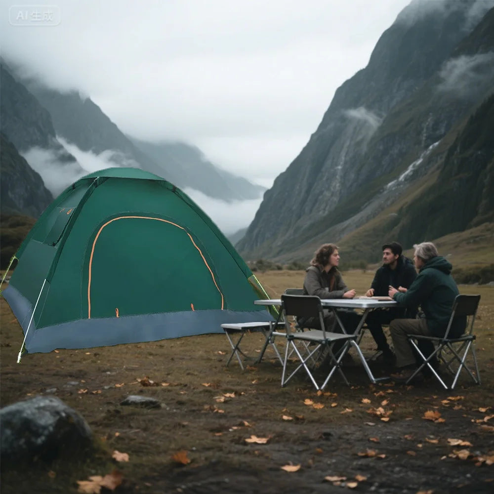 2-3 Person Waterproof Outdoor Pop Up Tent Instant Setup UV Protection