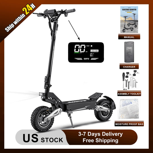 Ljustra Electric Scooter 31mph 900W Off-Road Adult E-Scooter