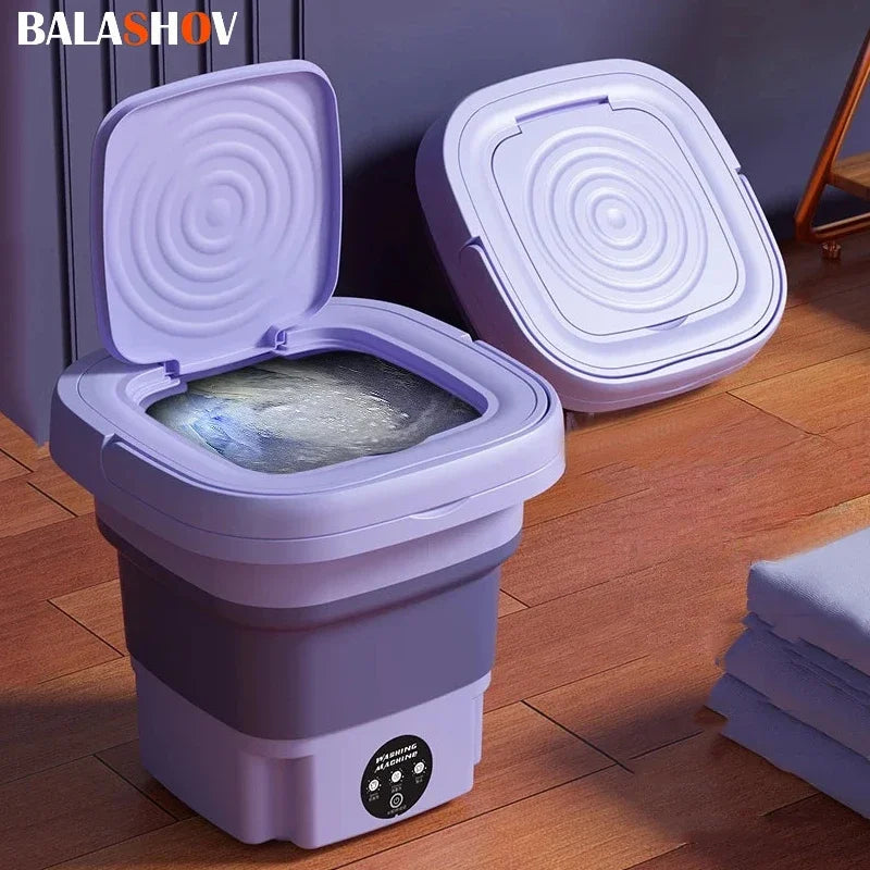 Portable Mini Washing Machine Bucket for Clothes Travel Washer