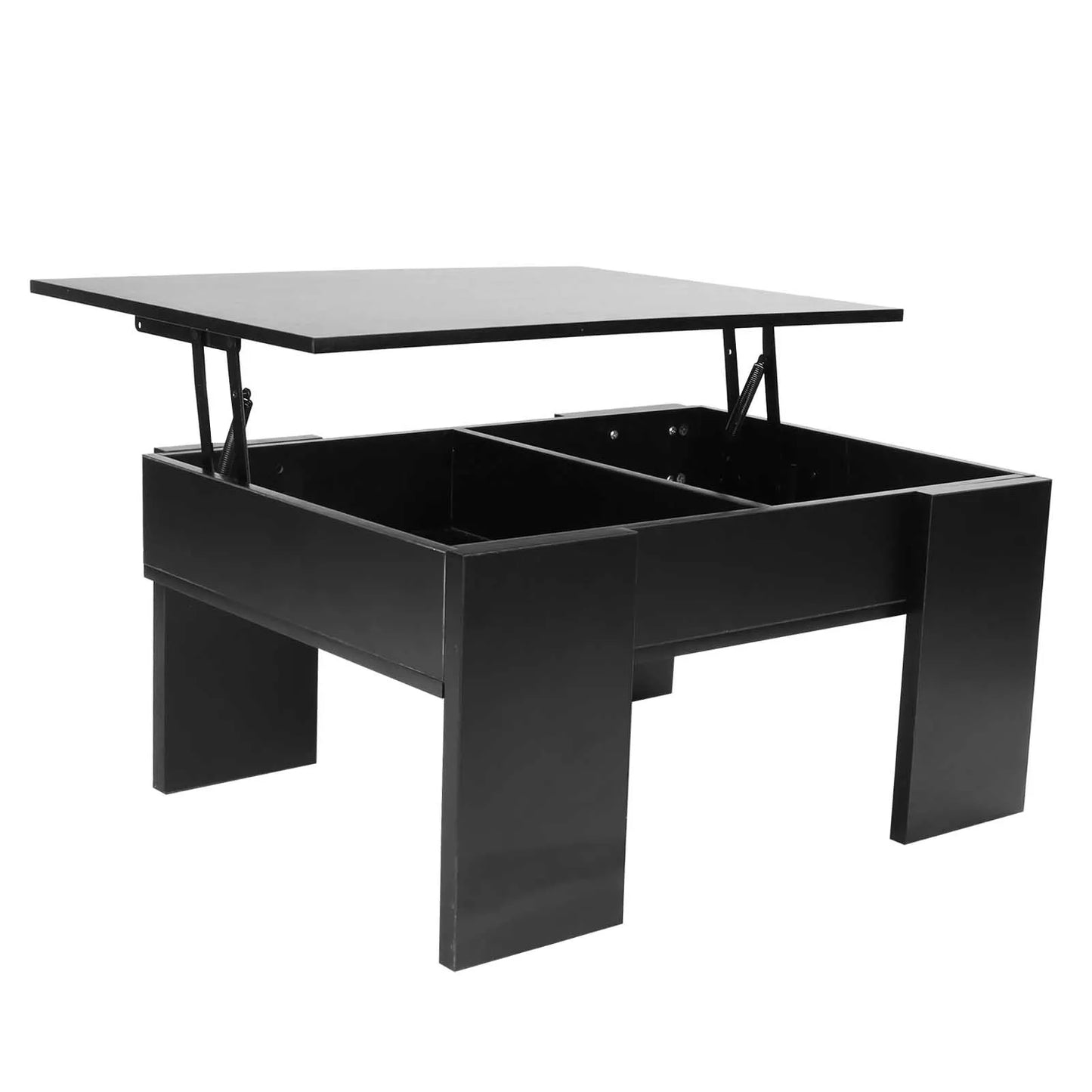 Modern Height Adjustable Coffee Table Wooden Living Room Office Furniture