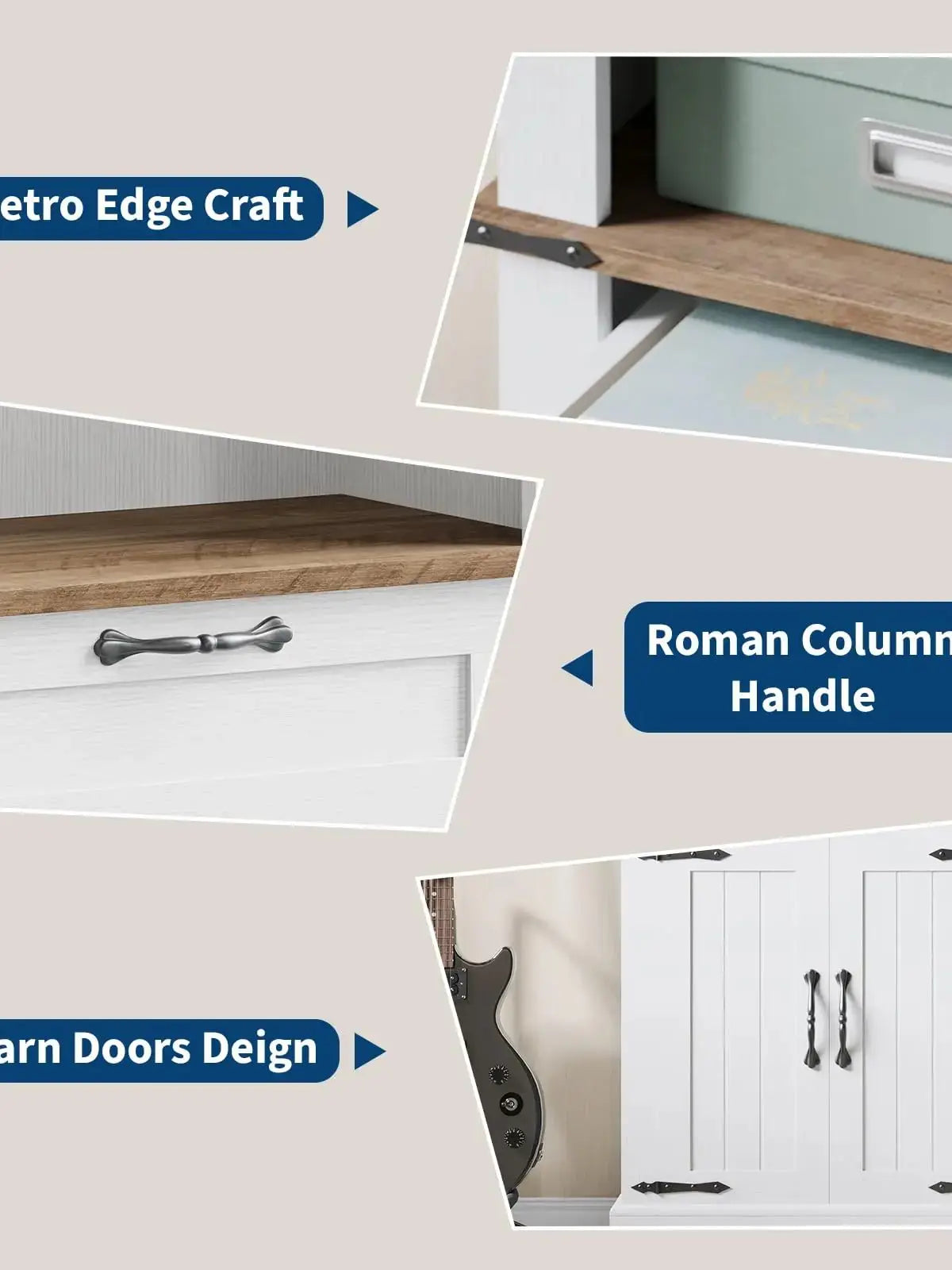 Ljustra 60 Inch Executive Desk Modern Home Office Storage Workstation