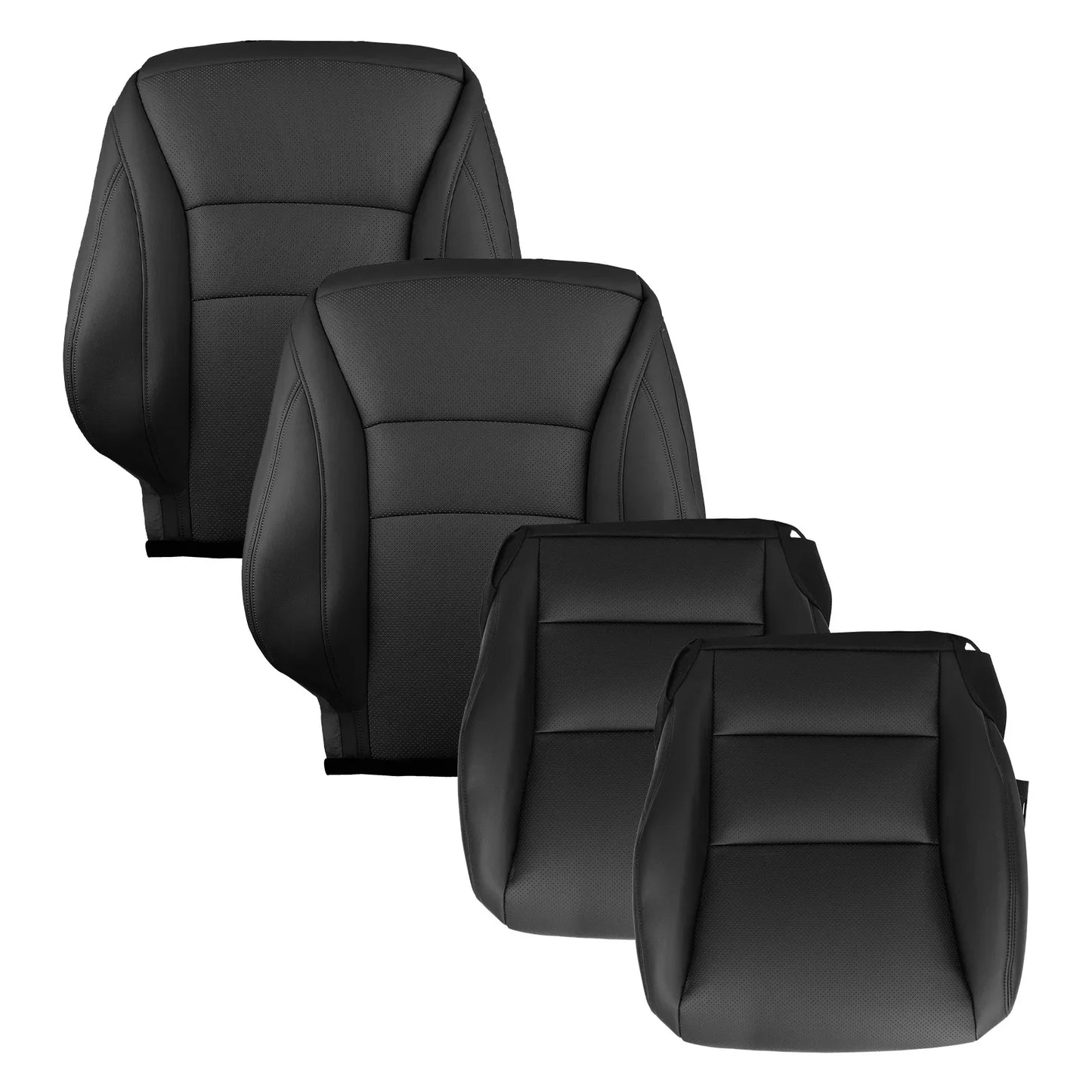 Honda Accord 2013-2017 Front Seat Covers Replacement Microfiber Leather