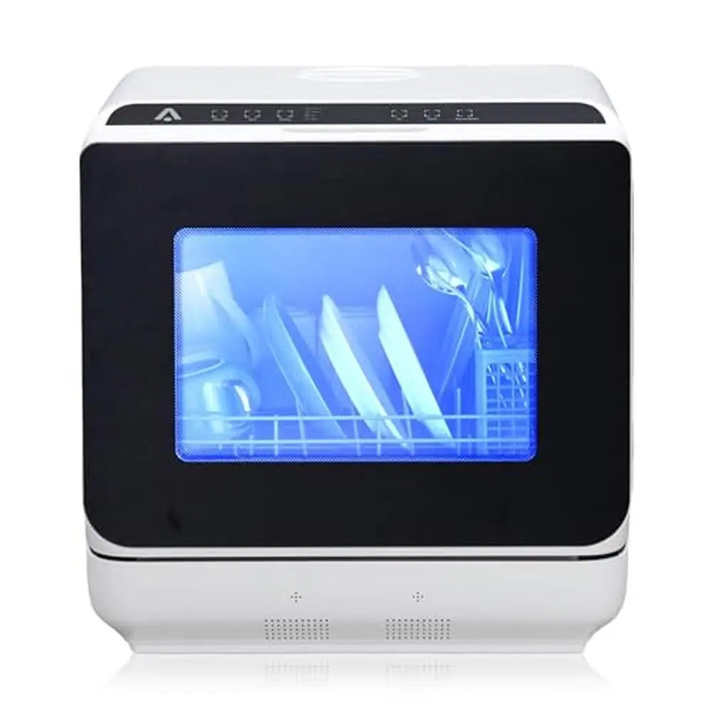 Portable Countertop Dishwasher 5 Programs High Temp Cleaning