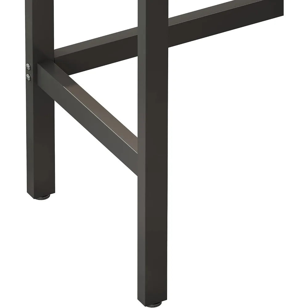 Ljustra Bar Table and Chairs Set 60.24” High Top Kitchen Dining Desk