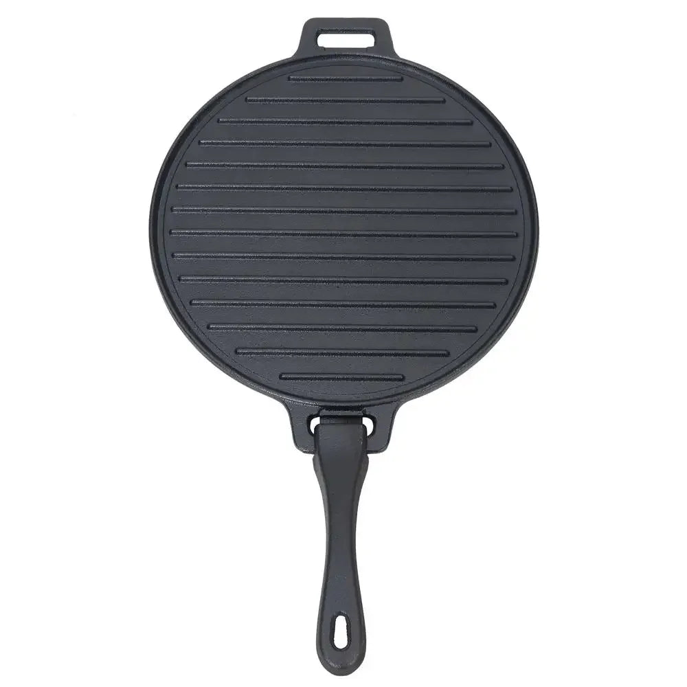 Ljustra Pre-Seasoned Cast Iron Skillet Set 4-Piece Griddle Cooking