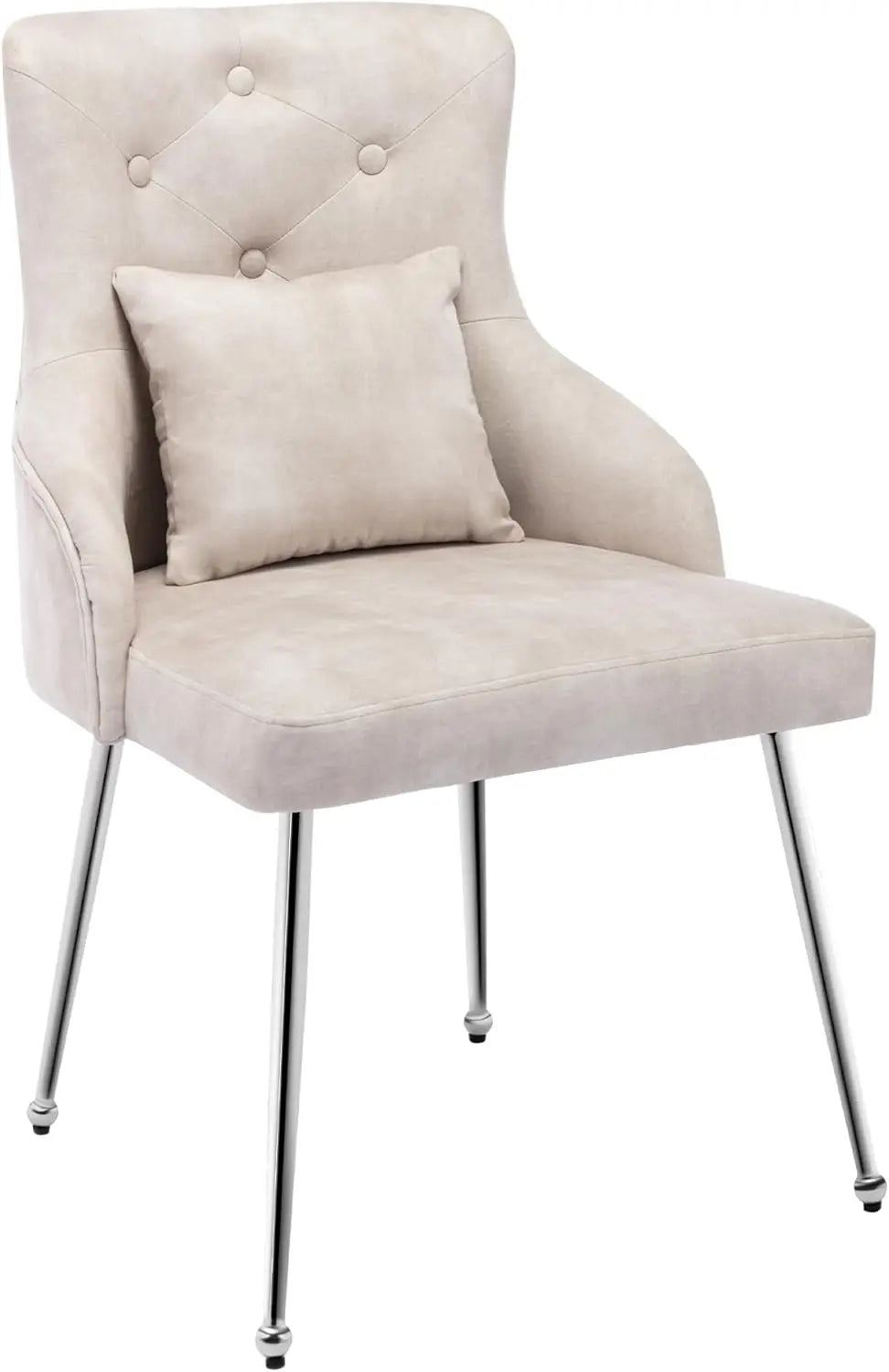 Velvet Vanity Chair Modern Accent Chair Upholstered Side Chair