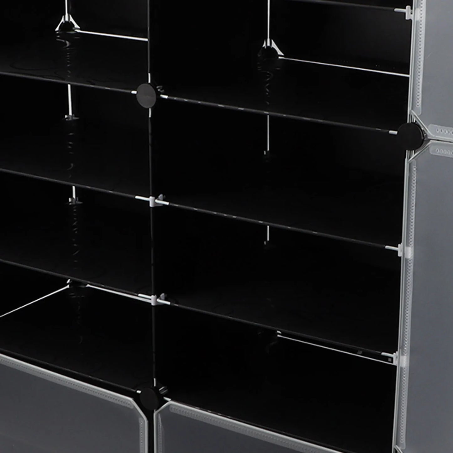 Ljustra Tall Shoe Rack Vertical Organizer Space Saving Easy Assemble