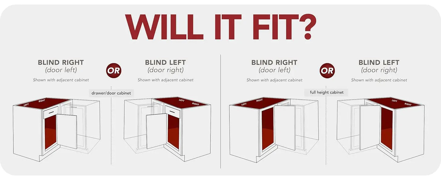 Tier Pullout Shelf Storage Organizer for Kitchen Bathroom Cabinets 18in