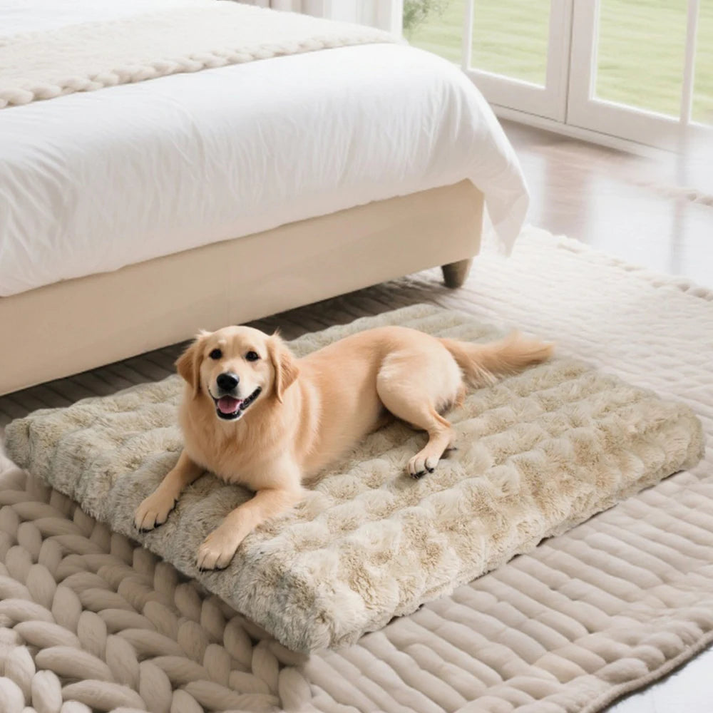 Ultra Plush Dog Bed Soft Pet Cushion Washable Mattress for Large Dogs