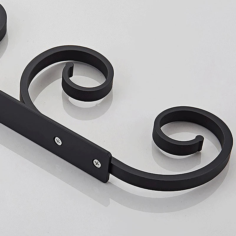 Wall Mounted Wine Glass Holder Space Aluminum Goblet Storage Rack