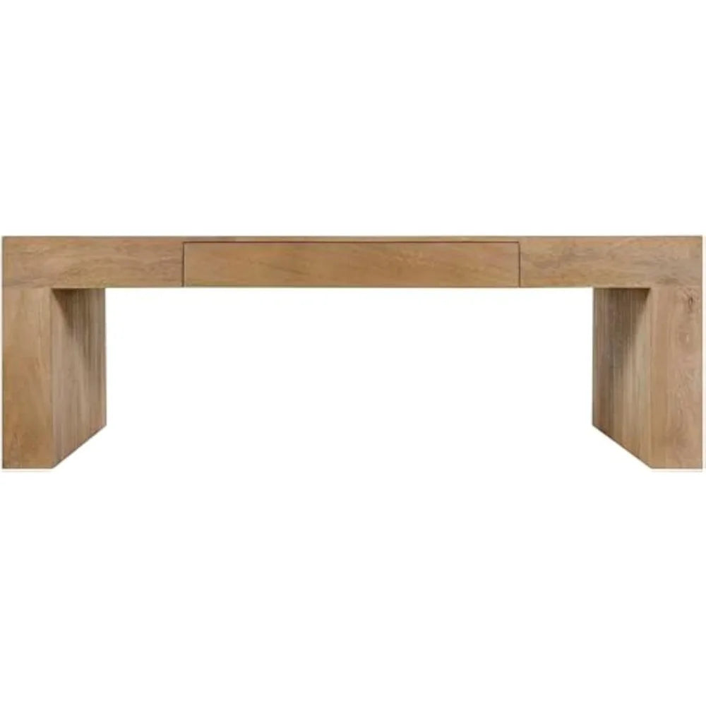 Ljustra Coffee Table with Storage Modern Minimalist Wooden Rectangle