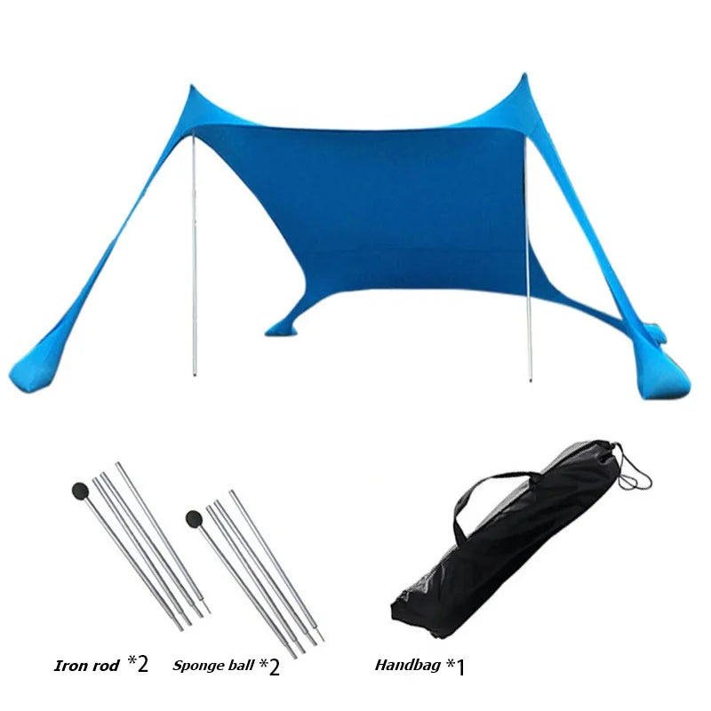 Large Portable Outdoor Canopy Tent for Lawn Camping Beach Fishing