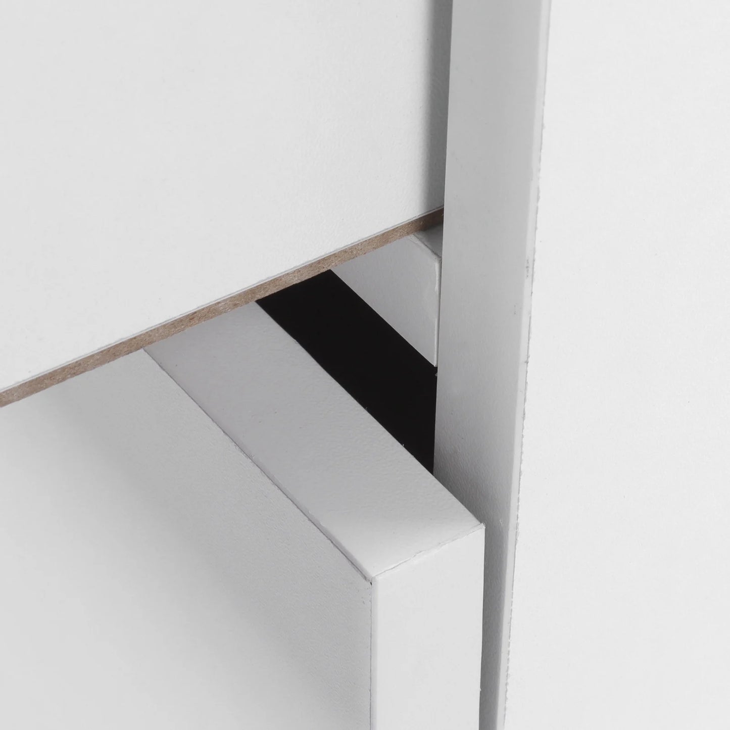 Modern Bedside Table with 2 Storage Drawers for Bedroom and Living Room