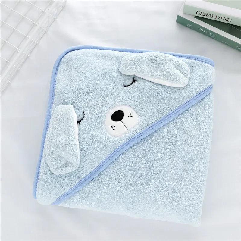 Ljustra Toddler Hooded Towel Soft Bathrobe for Newborns and Kids