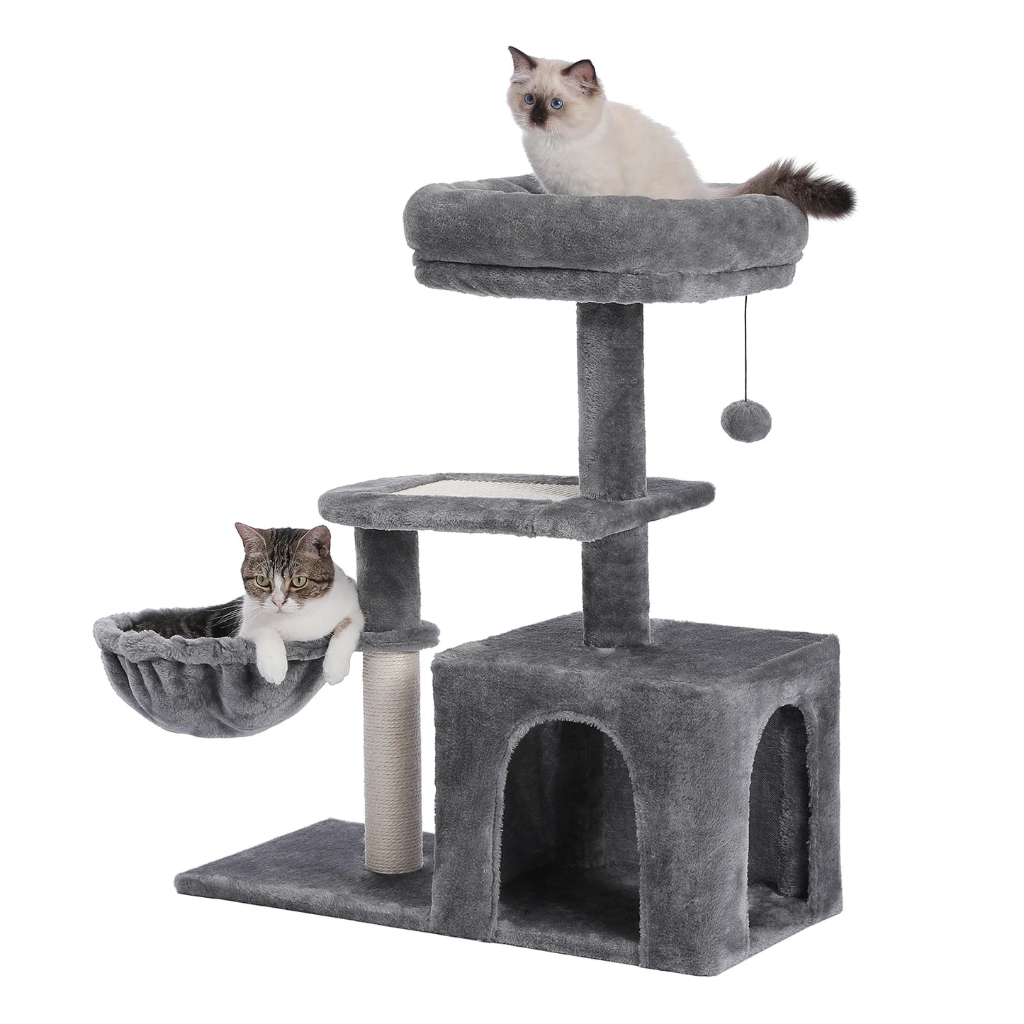 Ljustra 80cm Cat Tree Cozy Condo Indoor Luxury Perch Scratch Posts
