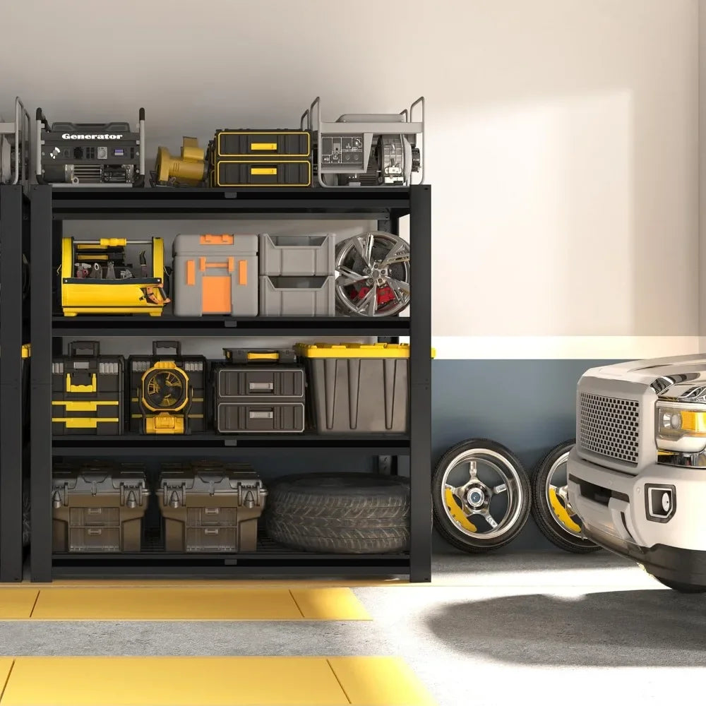 Heavy Duty Adjustable Garage Storage Shelves Industrial Metal Rack