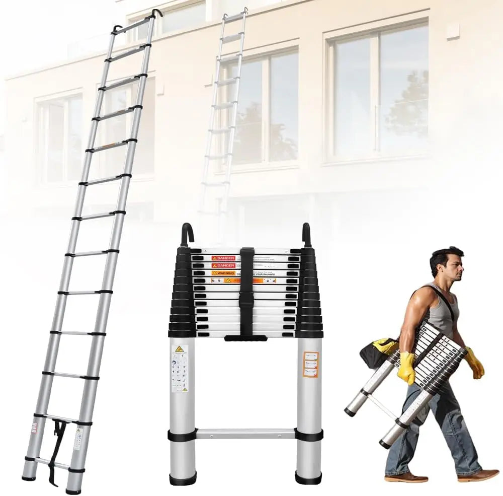 Ljustra Multi-Purpose Telescopic Ladder 3.2-6.2M Heavy Duty Portable