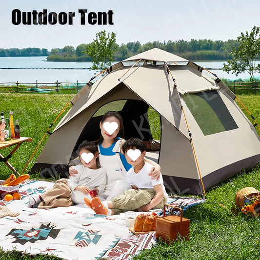 Outdoor Folding Tent 2-4 People Quick Automatic Opening Waterproof