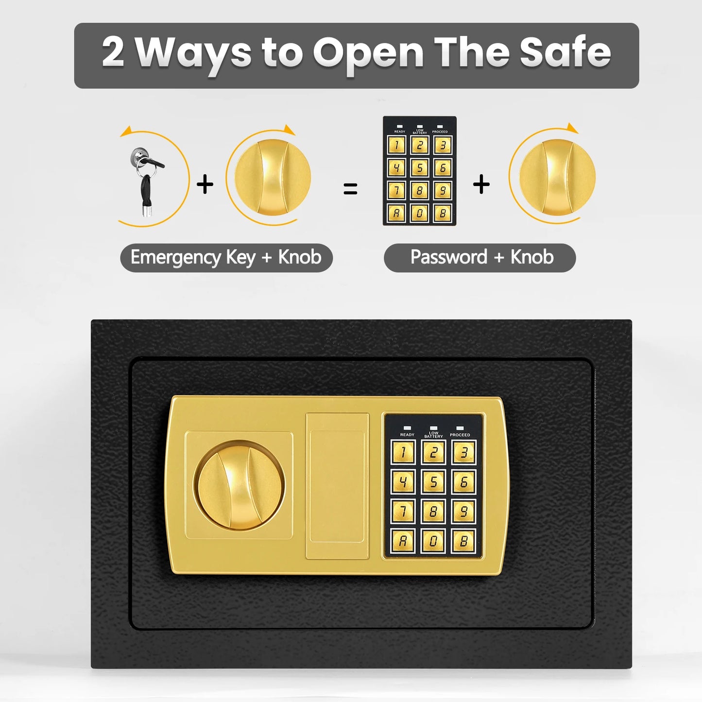 Digital All Steel Security Safe with Electronic Keypad Lock Anti-Theft