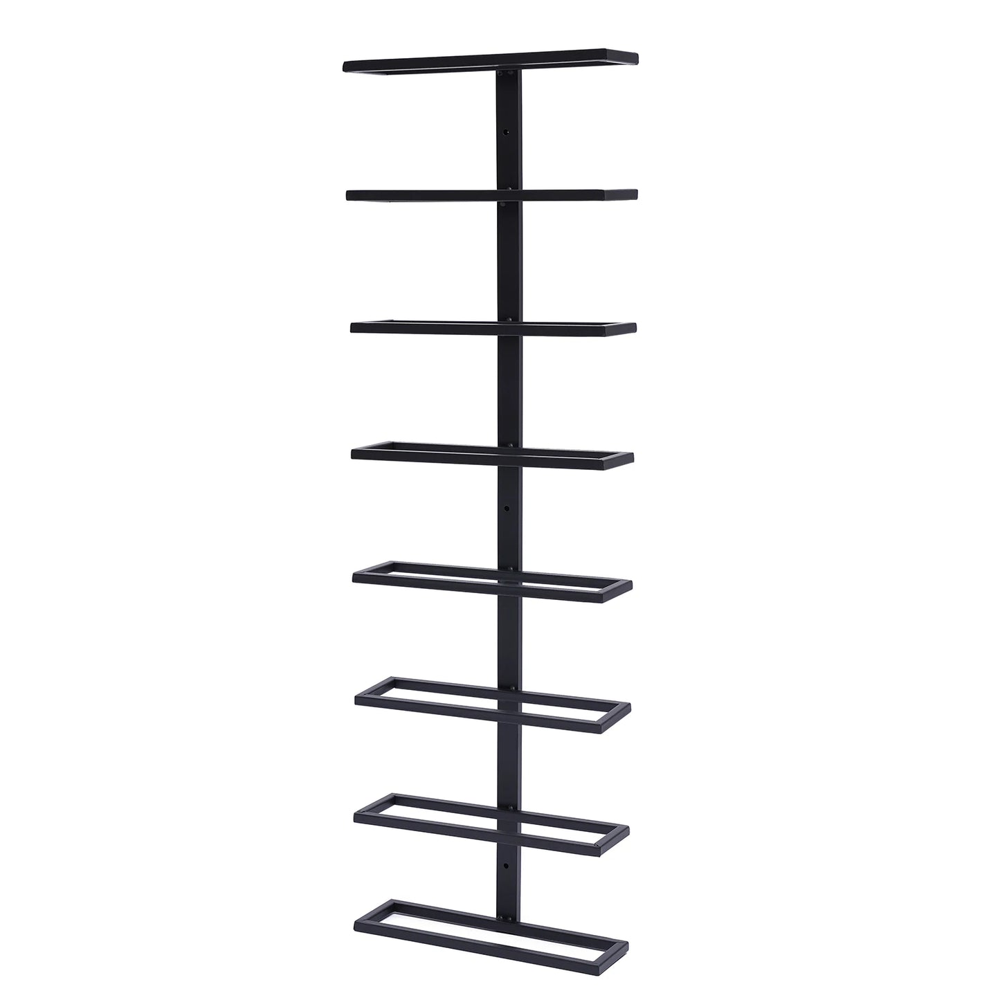 Black Wine Glass Rack Under Cabinet Wall Mounted Stemware Holder