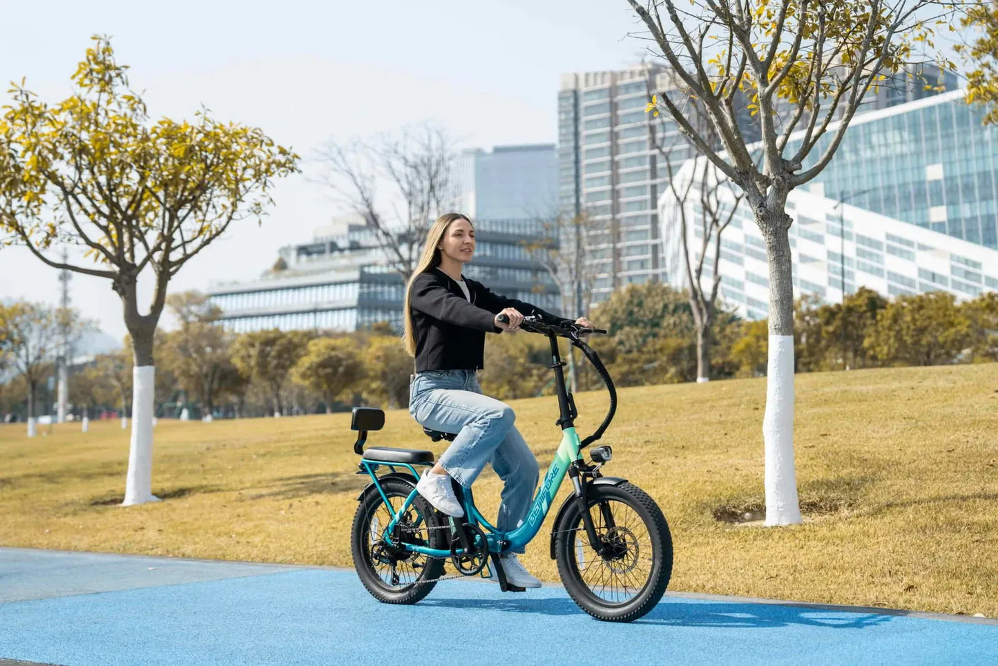 Ljustra Luckeep C23 20in Folding Electric Bike 1200W 65 Mile Range