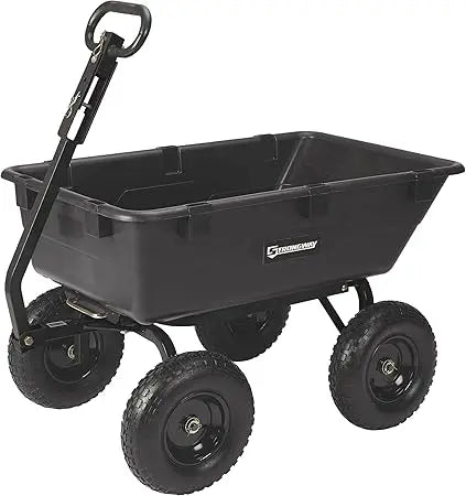 Poly Garden Wagon 1200-Lb Capacity Heavy Duty Utility Cart