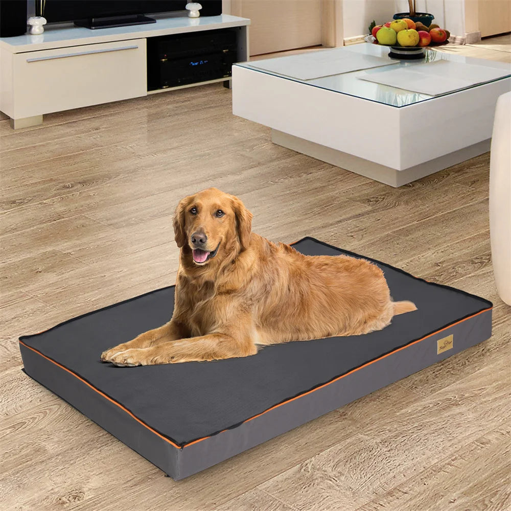 Premium Orthopedic Memory Foam Dog Bed Waterproof Washable Jumbo Mattress
