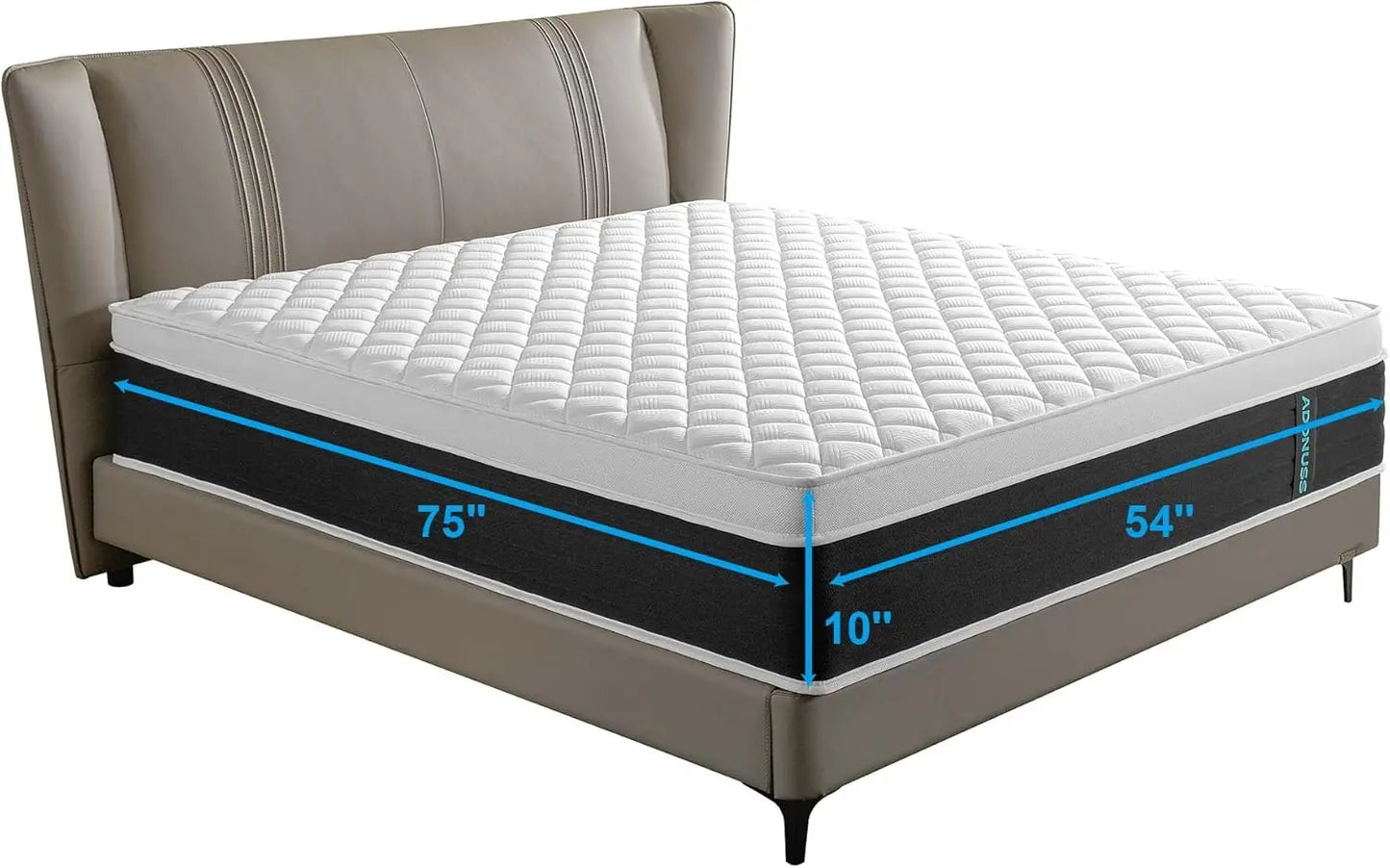 Ljustra Full Size Memory Foam Hybrid Mattress 10 Inch Comfortable Support