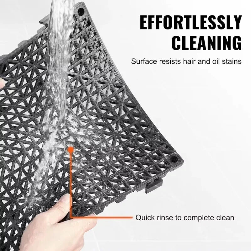 Interlocking Tile 50PCS Non-Slip Drainage Mat for Bathroom Kitchen Pool
