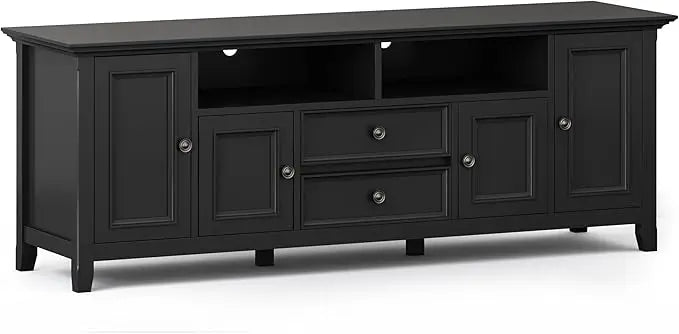 Amherst Solid Wood 72 Inch Transitional TV Media Stand for TVs up to 80 Inch
