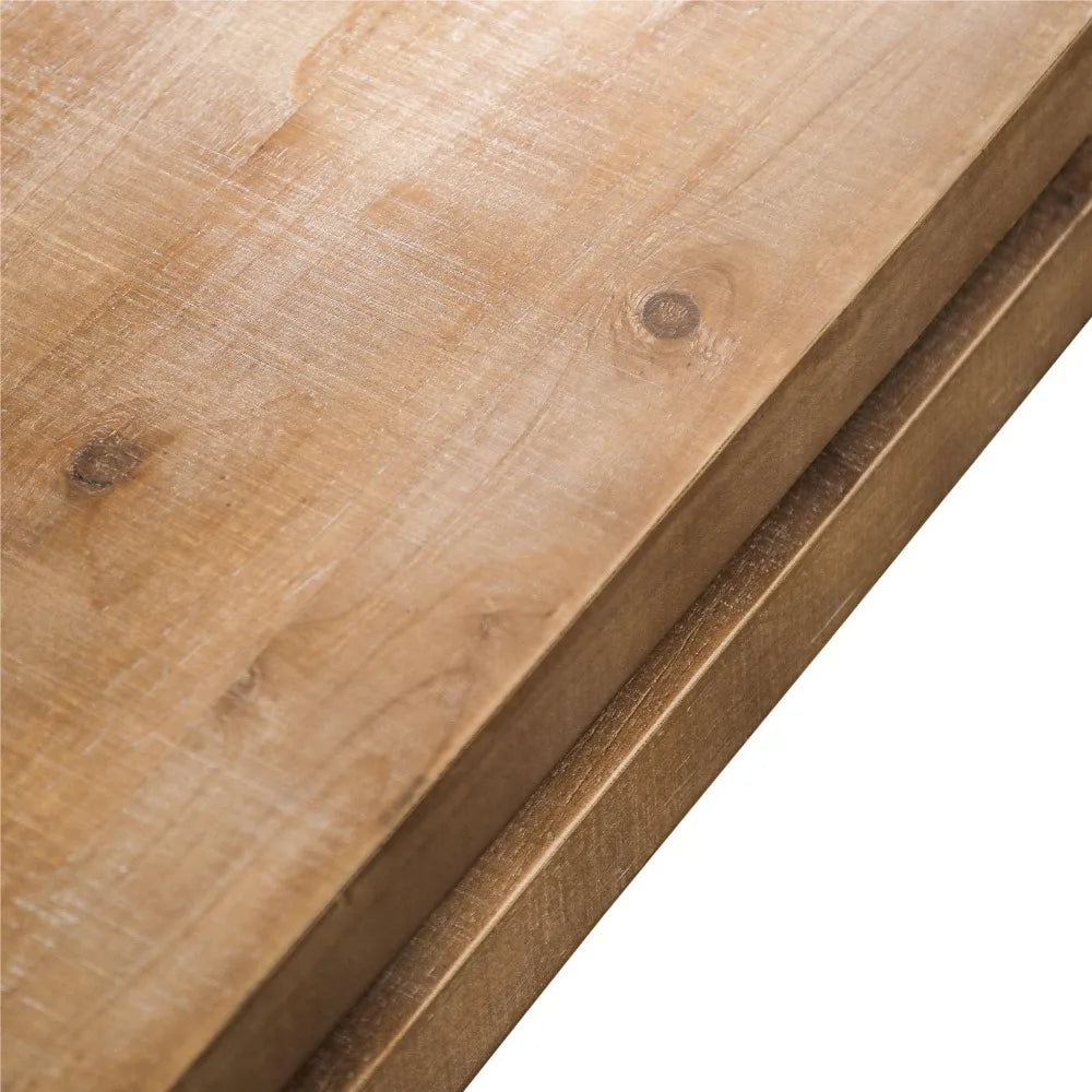 Rectangle Coffee Table Mid Century Modern Solid Wood Accent Table