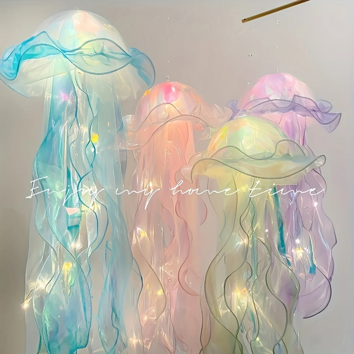 LED Jellyfish Chandelier Outdoor Garden Lights Holiday Decoration