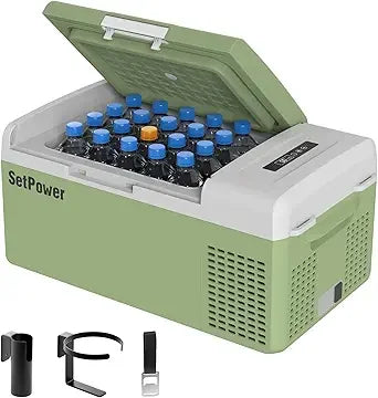 Ljustra RF25 12V Portable Electric Refrigerator Car Cooler 27 Quart