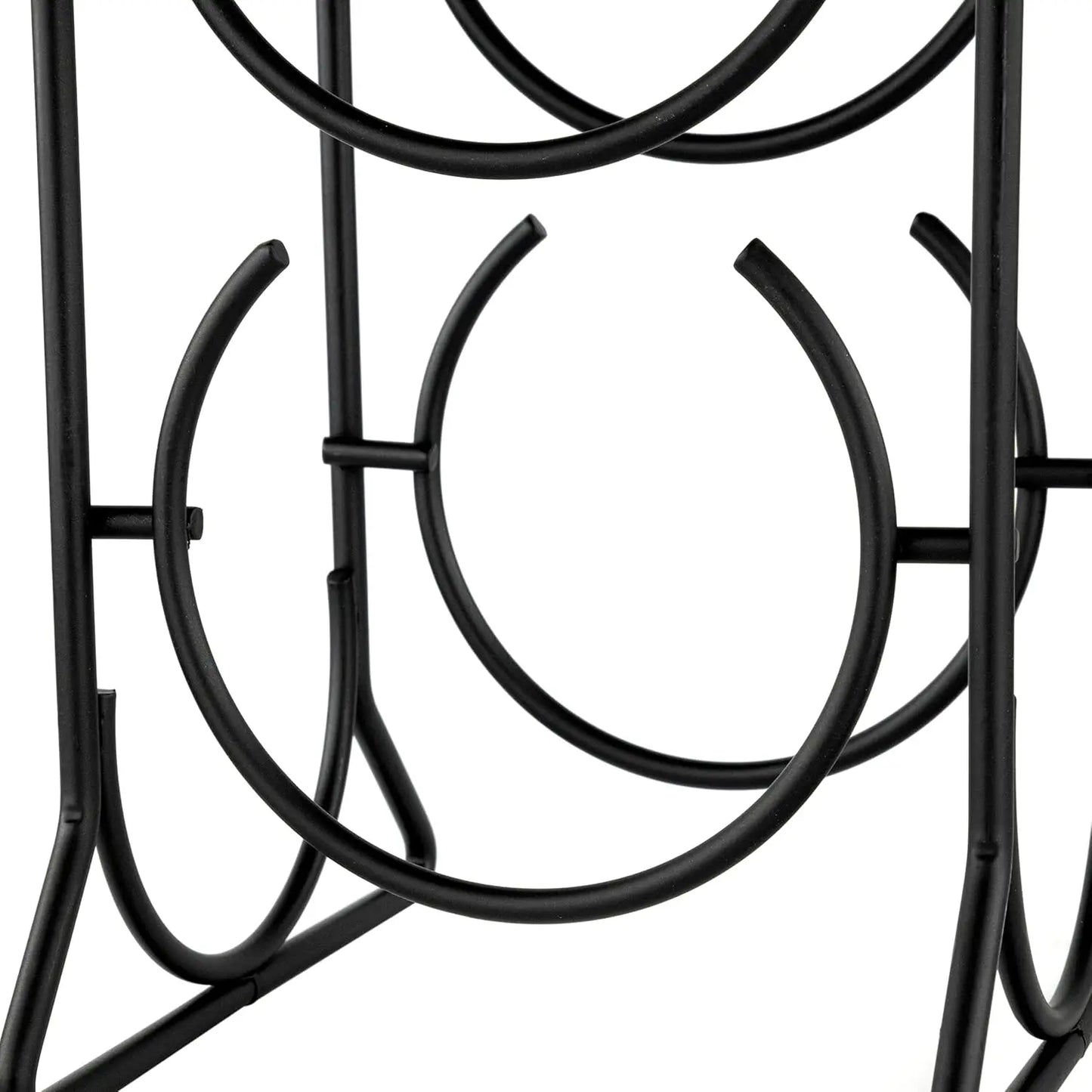 Horseshoe Wine Rack 3 Bottle Holder Vertical Wine Storage Organizer