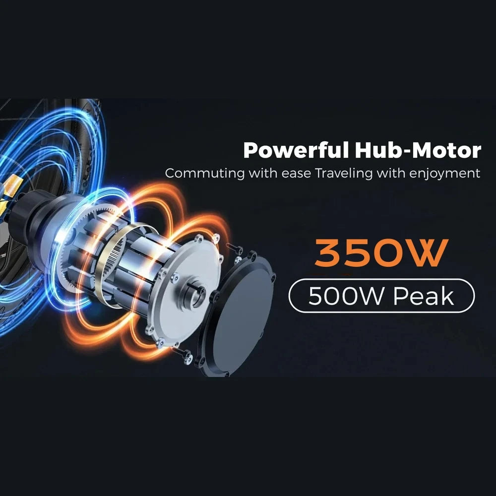 ENGWE T14 Folding Electric Bicycle 350W 48V 10Ah Urban Commuter Bike