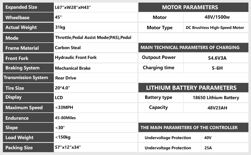 Ljustra K7 Adult Electric Bicycle 1500W 48V Mountain Fat Tire E-Bike