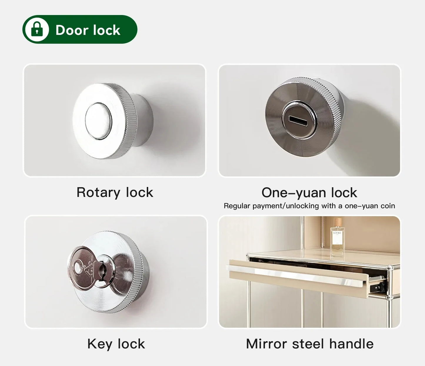 Ljustra Metal Corner TV Stand Storage Cabinet for Living Room Furniture