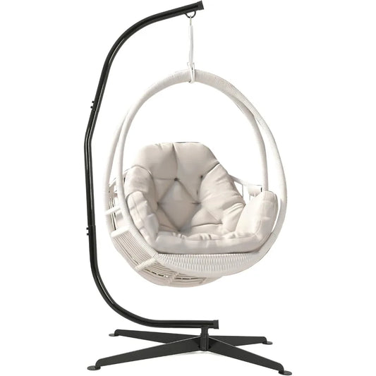 Heavy Duty Hammock Chair Stand for Porch Swing Relaxation