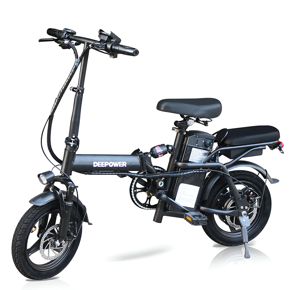 Ljustra 14 Inch Foldable Electric Bicycle 400W Motor City Commuting EBike