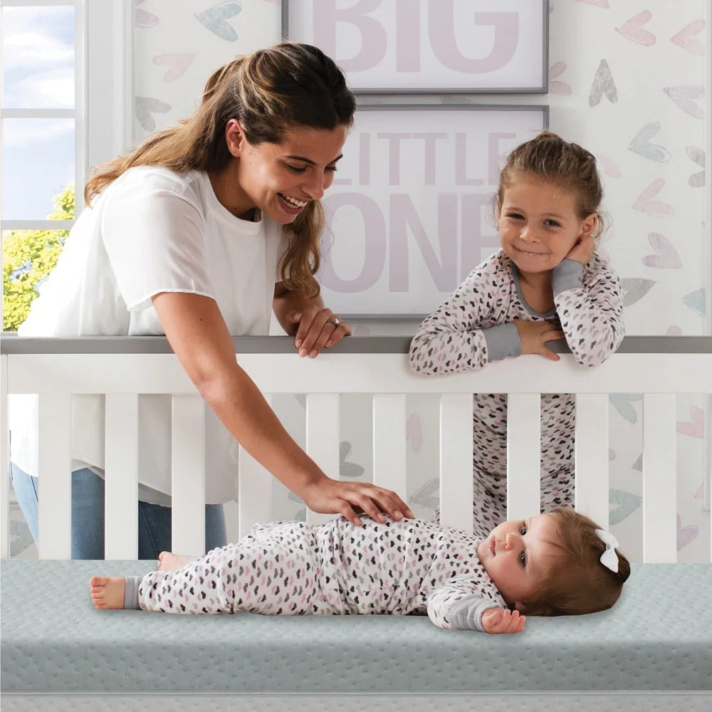 Ljustra Breathable Baby Crib Mattress Cloud Core Waterproof Dual Sided