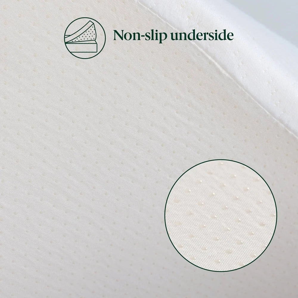 Ljustra Dual-Layer Memory Foam Mattress Topper Twin Odor Absorbing