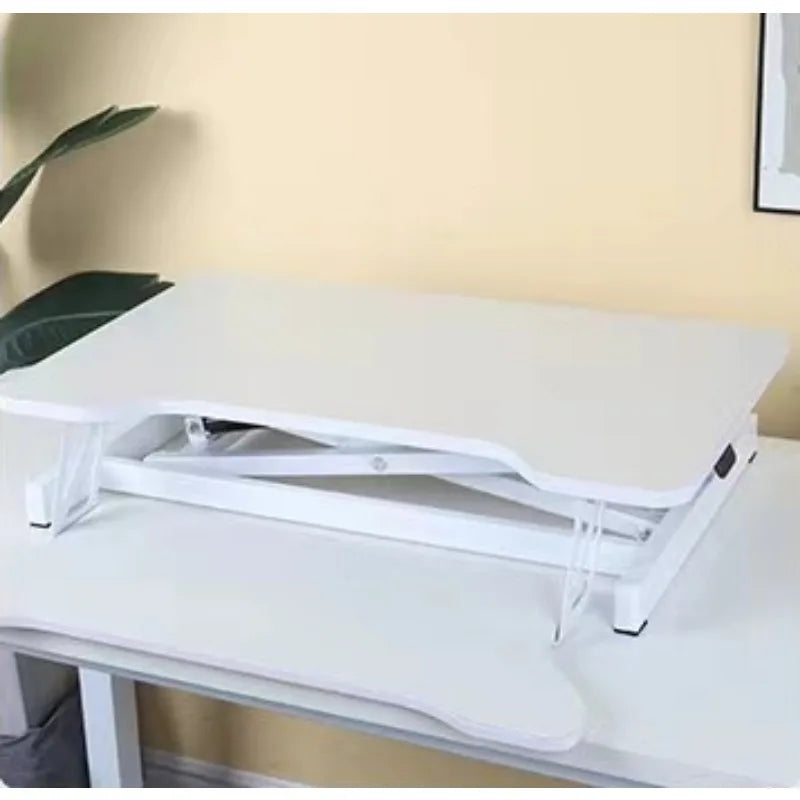 Ultra Slim Adjustable Standing Desk Riser Compact Sit Stand Converter