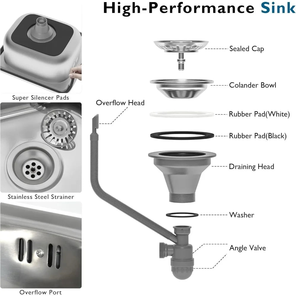 Kitchen Island Sink Metal Grill Cart 55 Inch Outdoor Bar Station