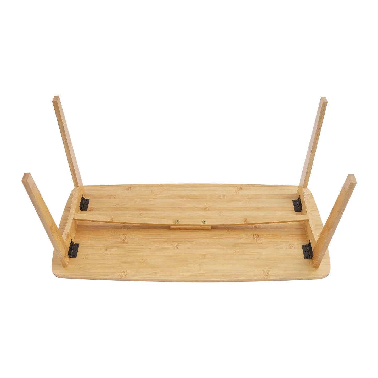 Folding Bamboo Coffee Table Portable Floor Table for Tea Study Work