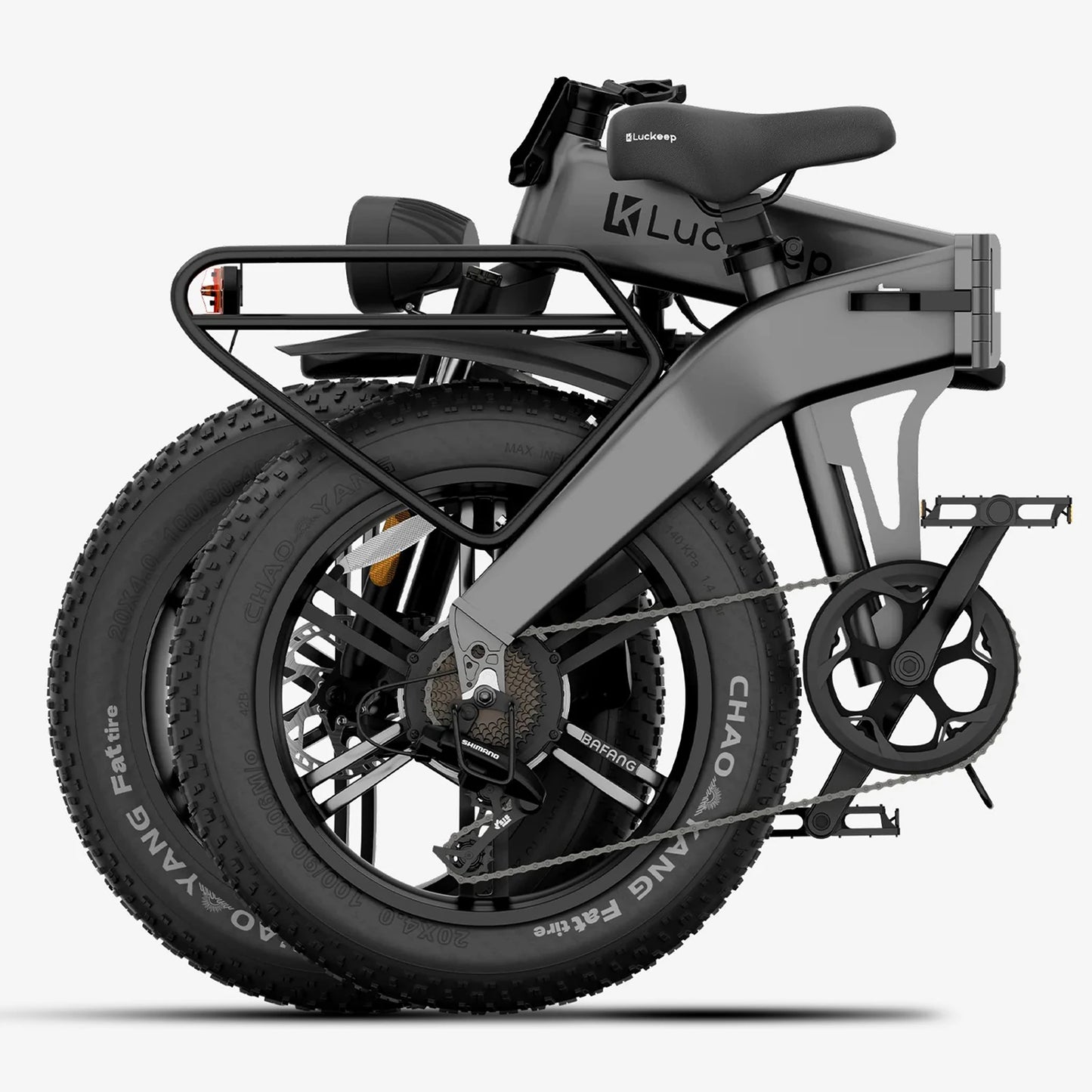 Folding Electric Bicycle Luckeep X1 1500W 60Mile 28Mph for Adults