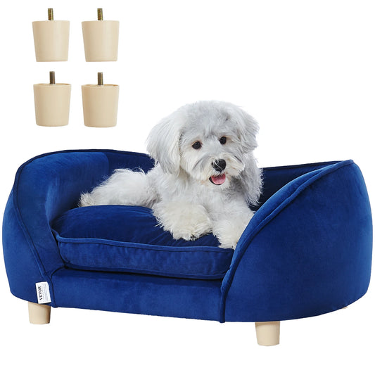 Ljustra Luxury Pet Sofa Bed for Medium Dogs and Cats Soft Velvet Couch